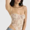 Fernanda Kremowa bluzka z koronką w paisley Fernanda Kremowa bluzka z koronką w paisley