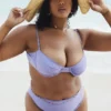 Fioletowa topa bikini z fiszbinami Monaco Fioletowa topa bikini z fiszbinami Monaco