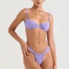 Fioletowa topa bikini z fiszbinami Monaco Fioletowa topa bikini z fiszbinami Monaco