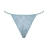 Fioletowe dół bikini typu stringi z wzorem paisley Fioletowe dół bikini typu stringi z wzorem paisley