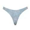 Fioletowe figi bikini Capri z wysokim wycięciem w dolnej części Fioletowe figi bikini Capri z wysokim wycięciem w dolnej części