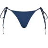 Fioletowy dół Bikini „Santorini” wiązany na bokach