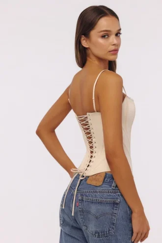 Gorset Cadie Vintage w kolorze kości słoniowej