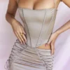 Gorset Chantelle z satyny w kolorze latte Gorset Chantelle z satyny w kolorze latte