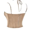 Gorset Chantelle z satyny w kolorze latte Gorset Chantelle z satyny w kolorze latte