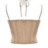 Gorset Chantelle z satyny w kolorze latte Gorset Chantelle z satyny w kolorze latte