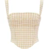 Gorset Lottie w piernikową kratkę Gorset Lottie w piernikową kratkę