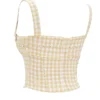 Gorset Lottie w piernikową kratkę Gorset Lottie w piernikową kratkę