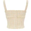 Gorset Lottie w piernikową kratkę Gorset Lottie w piernikową kratkę
