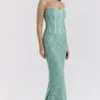 Gorset maxi z koronką Antonina Jade Gorset maxi z koronką Antonina Jade