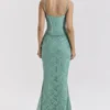 Gorset maxi z koronką Antonina Jade Gorset maxi z koronką Antonina Jade