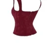 Gorset Parisa Merlot w kwiaty Gorset Parisa Merlot w kwiaty