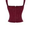 Gorset Parisa Merlot w kwiaty Gorset Parisa Merlot w kwiaty
