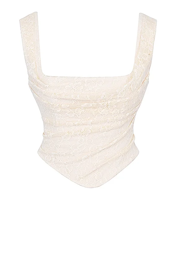 Gorset Una Vintage w kolorze kremowym Gorset Una Vintage w kolorze kremowym
