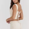 Gorset Una Vintage w kolorze kremowym Gorset Una Vintage w kolorze kremowym