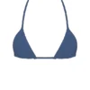 Górka bikini Tropez Deep Blue z wiązaniem na szyi