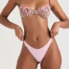 Górka bikini z fiszbinami Monaco Olive Floral Górka bikini z fiszbinami Monaco Olive Floral