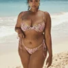 Górka bikini z fiszbinami Monaco Olive Floral Górka bikini z fiszbinami Monaco Olive Floral