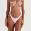 Górka bikini z fiszbinami Monaco Olive Floral Górka bikini z fiszbinami Monaco Olive Floral