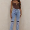 Jeansy Tate Blue Vintage Fit Antique Wash Jeansy Tate Blue Vintage Fit Antique Wash