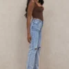 Jeansy Tate Blue Vintage Fit Antique Wash Jeansy Tate Blue Vintage Fit Antique Wash