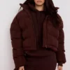 Kurtka puchowa Hero Chocolate Oversized C Shape