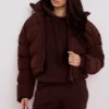 Kurtka puchowa Hero Chocolate Oversized C Shape