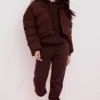 Kurtka puchowa Hero Chocolate Oversized C Shape
