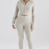 Legginsy z dzianiny prążkowanej Sydney Opal Legginsy z dzianiny prążkowanej Sydney Opal