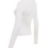 Letni kardigan z dzianiny Riva White Letni kardigan z dzianiny Riva White