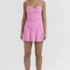 Lil French Pink Floaty Mini Spódnica