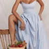 Lolita Soft Blue Gorsety Sukienka Letnia Lolita Soft Blue Gorsety Sukienka Letnia