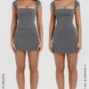 Mini spódniczka Jessamine Grey o kroju litery A Mini spódniczka Jessamine Grey o kroju litery A