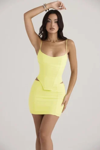 Mini spódniczka modelująca Nisha Neon