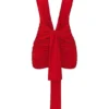 Mini sukienka Aliza Cherry z marszczeniami Mini sukienka Aliza Cherry z marszczeniami