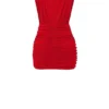 Mini sukienka Aliza Cherry z marszczeniami Mini sukienka Aliza Cherry z marszczeniami