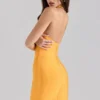 Mini sukienka bandażowa Supermodel Orange Sherbet