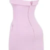 Mini sukienka bez ramiączek Naia w kolorze Cotton Candy Mini sukienka bez ramiączek Naia w kolorze Cotton Candy