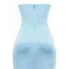 Mini sukienka bez ramiączek Odelle w kolorze ocean blue Mini sukienka bez ramiączek Odelle w kolorze ocean blue