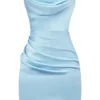 Mini sukienka bez ramiączek Odelle w kolorze ocean blue Mini sukienka bez ramiączek Odelle w kolorze ocean blue
