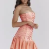 Mini sukienka bez ramiączek Sirena Sorbet Satin Mini sukienka bez ramiączek Sirena Sorbet Satin