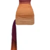 Mini sukienka bez ramiączek Sofie Ombre Mesh Mini sukienka bez ramiączek Sofie Ombre Mesh