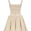 Mini sukienka Isadora w piernikową kratkę Mini sukienka Isadora w piernikową kratkę