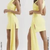 Mini sukienka Marla Lemon Halter Mini sukienka Marla Lemon Halter