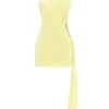 Mini sukienka Marla Lemon Halter Mini sukienka Marla Lemon Halter