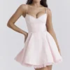 Mini sukienka Minimoiselle Ballerina z różowego tiulu Mini sukienka Minimoiselle Ballerina z różowego tiulu