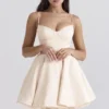Mini sukienka Minimoiselle Vintage z kremowego tiulu