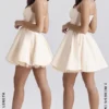 Mini sukienka Minimoiselle Vintage z kremowego tiulu