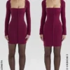 Mini sukienka Selene Berry Bodycon Mini sukienka Selene Berry Bodycon