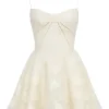 Mini sukienka Serenita Vintage w kremowe kwiaty